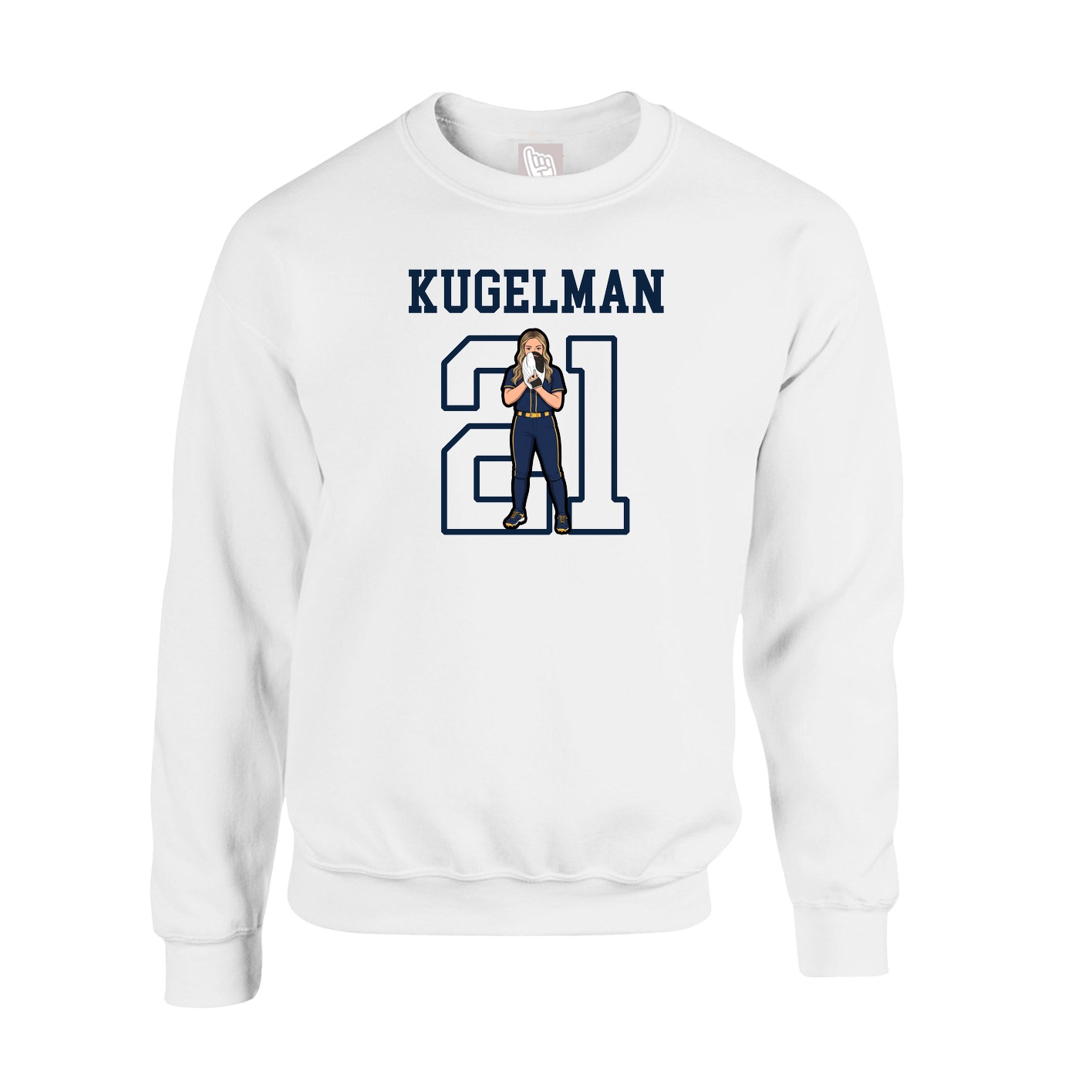 Fleece Crew — Shirsey in White