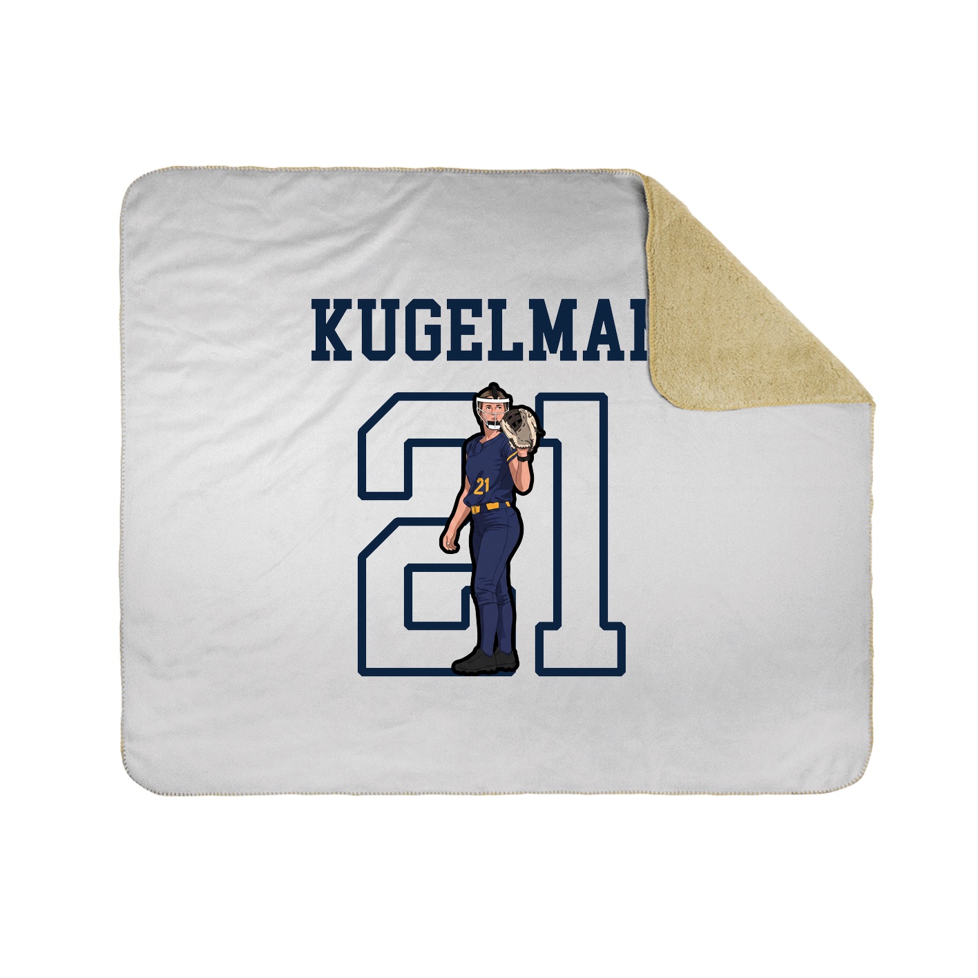Throw Blanket — Shirsey in White