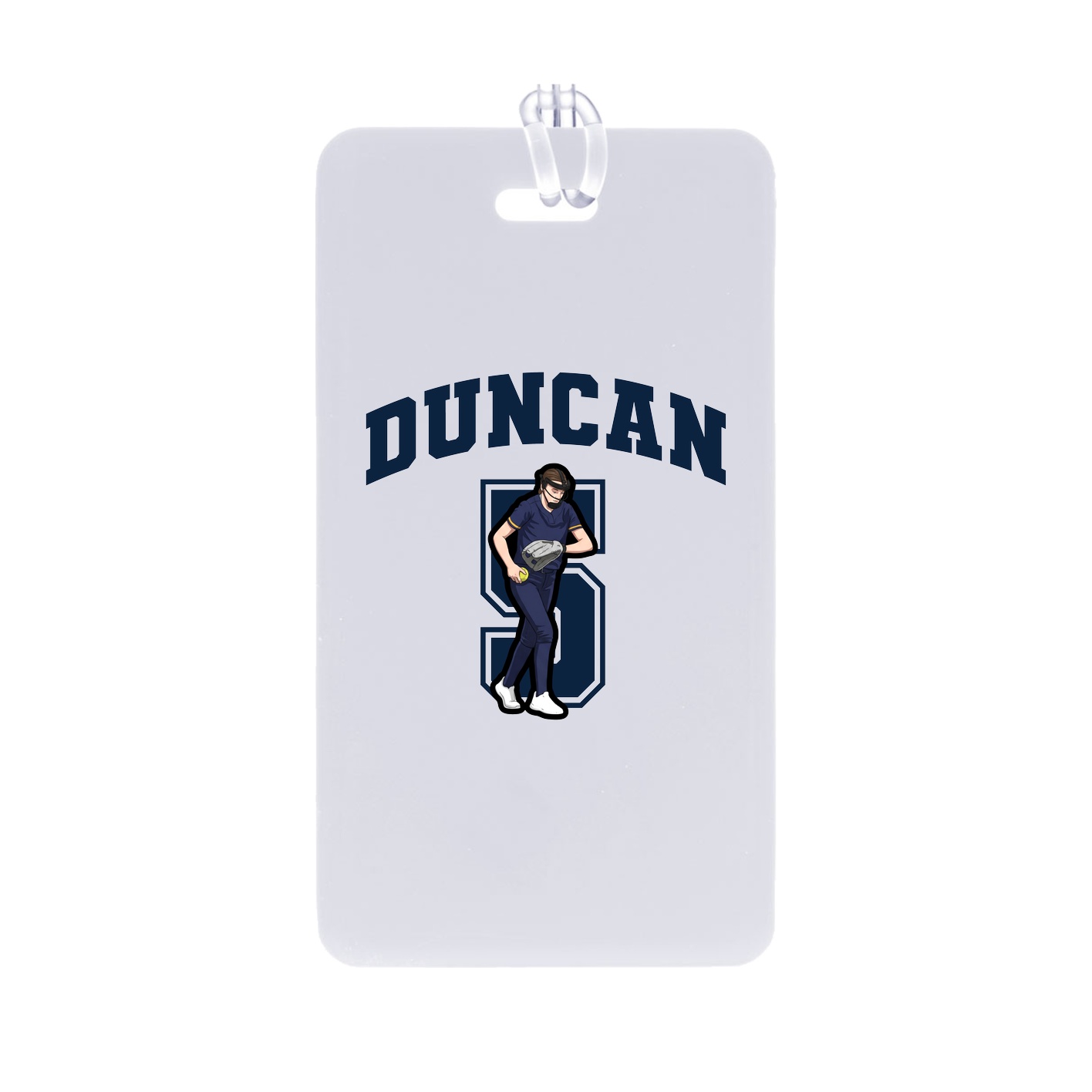 Bag Tag — Number in Classic