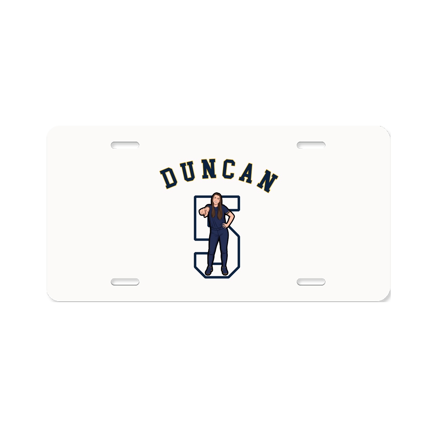 License Plate — Shirsey Arch in Classic