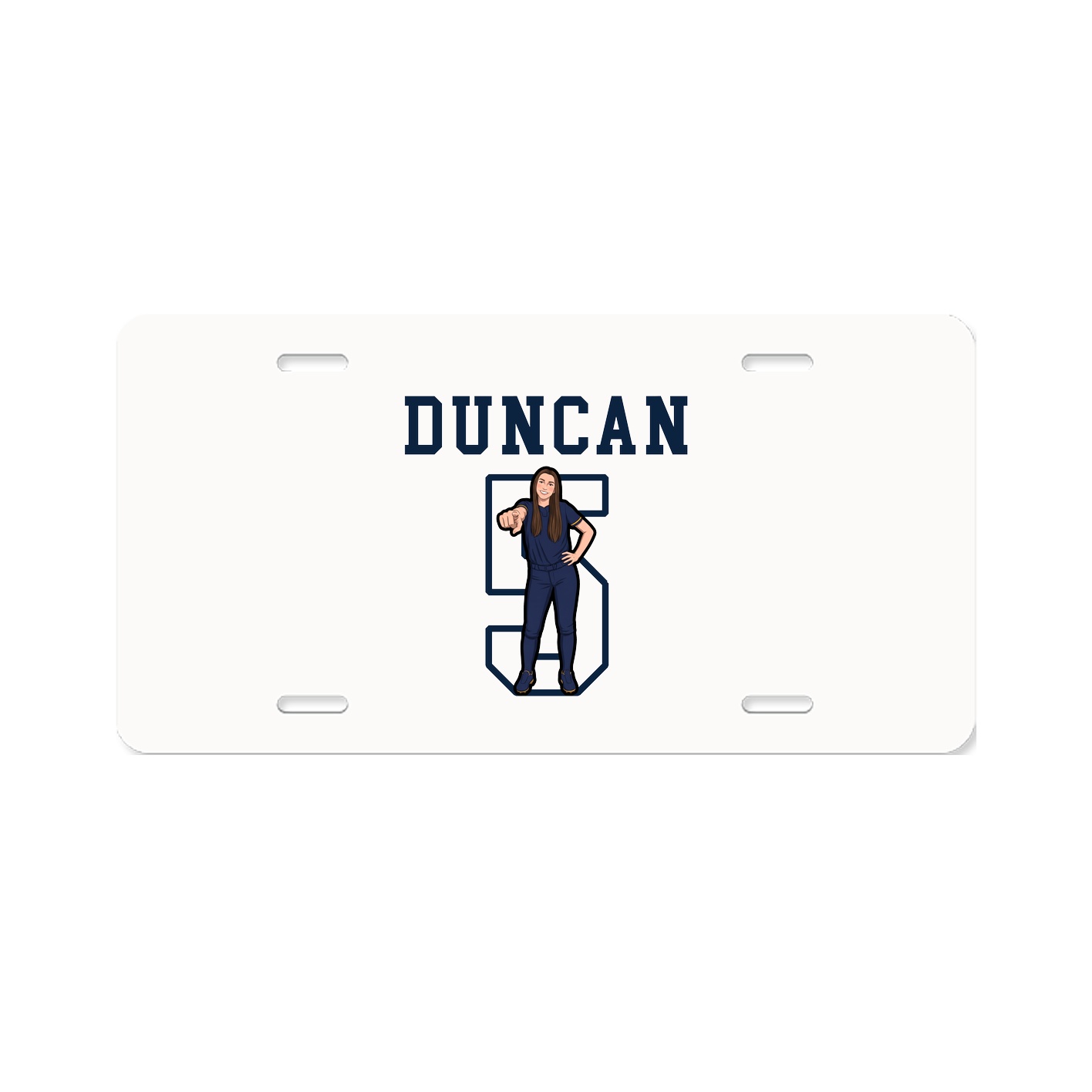 License Plate — Shirsey in Classic