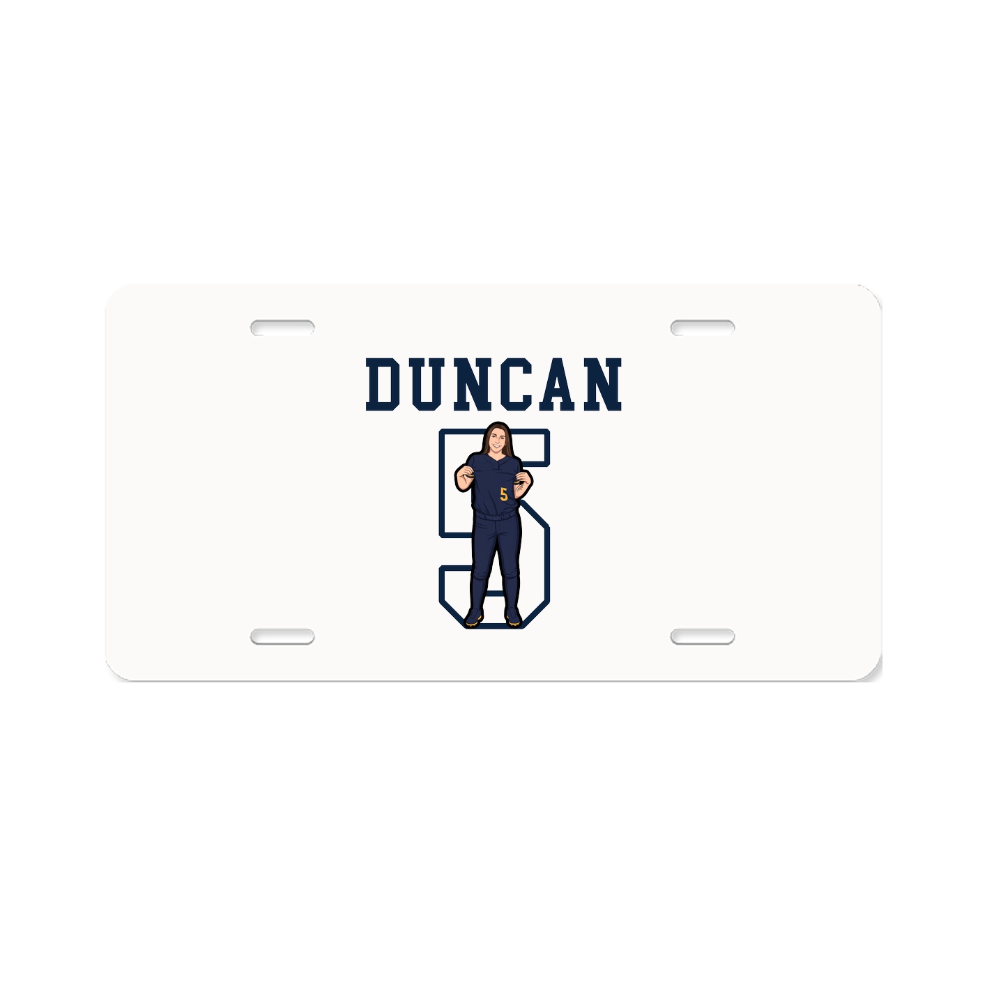 License Plate — Shirsey in Classic