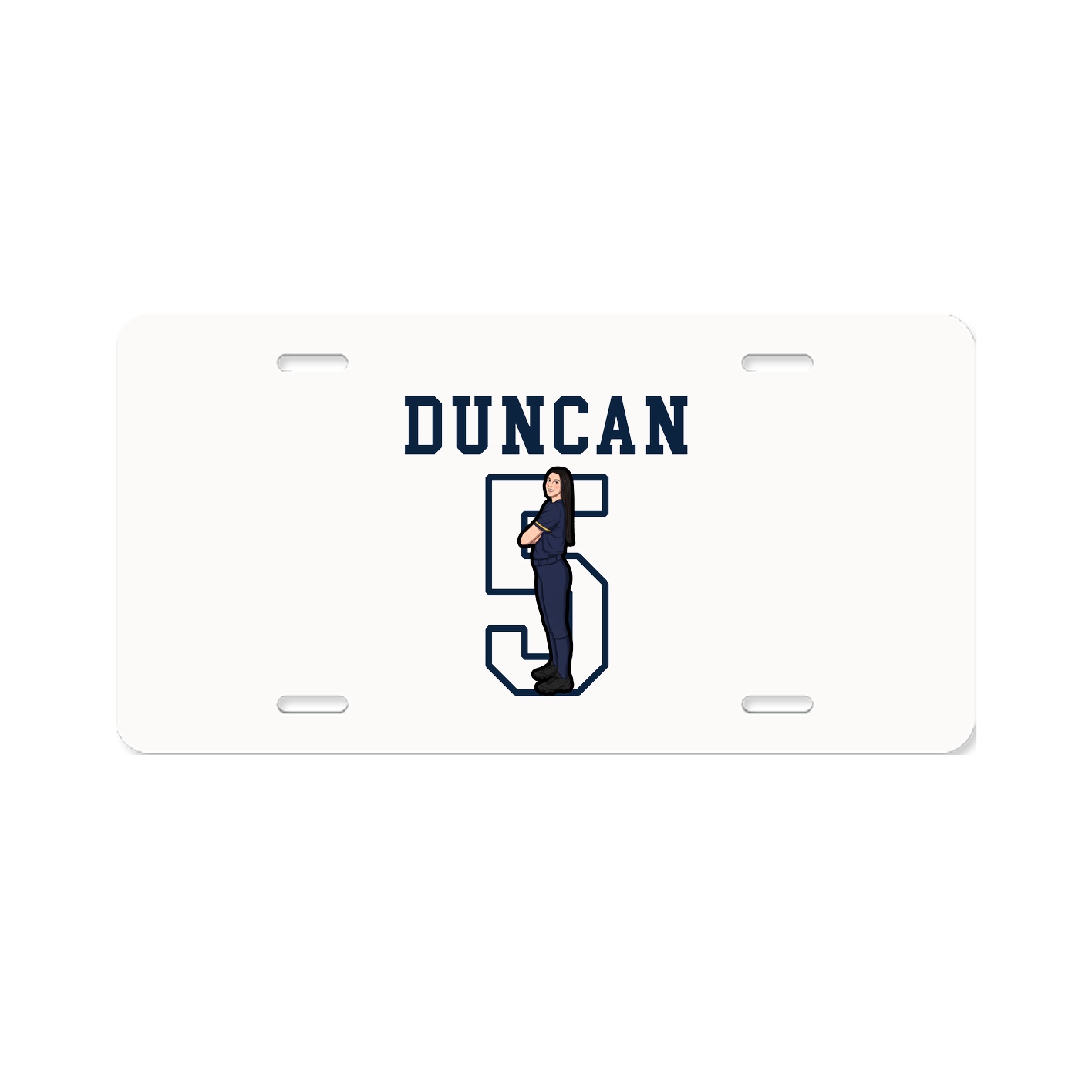 License Plate — Shirsey in Classic