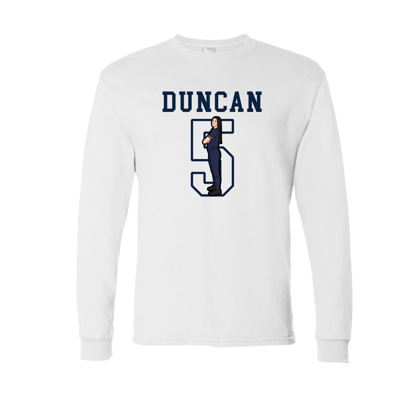 Long Sleeve Tee — Shirsey in White