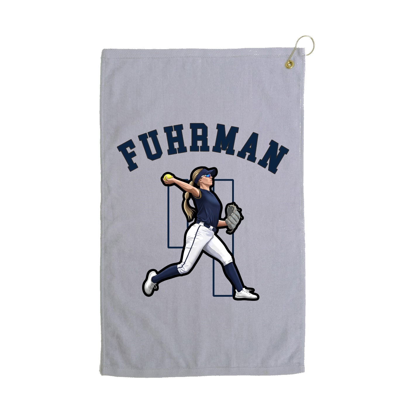 Golf Towel — Shirsey Arch in Grey