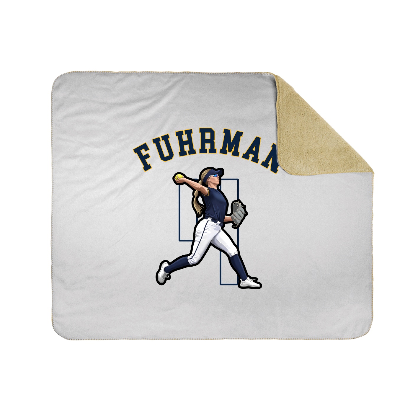 Throw Blanket — Shirsey Arch in White
