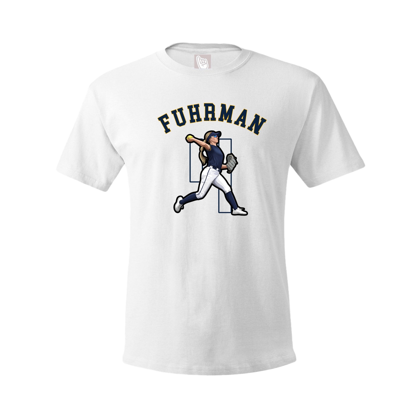Tee — Shirsey Arch in White