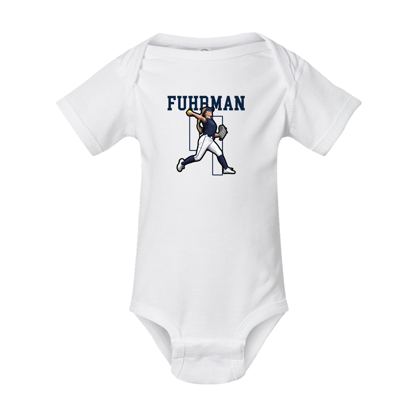 Baby Onesie — Shirsey in White