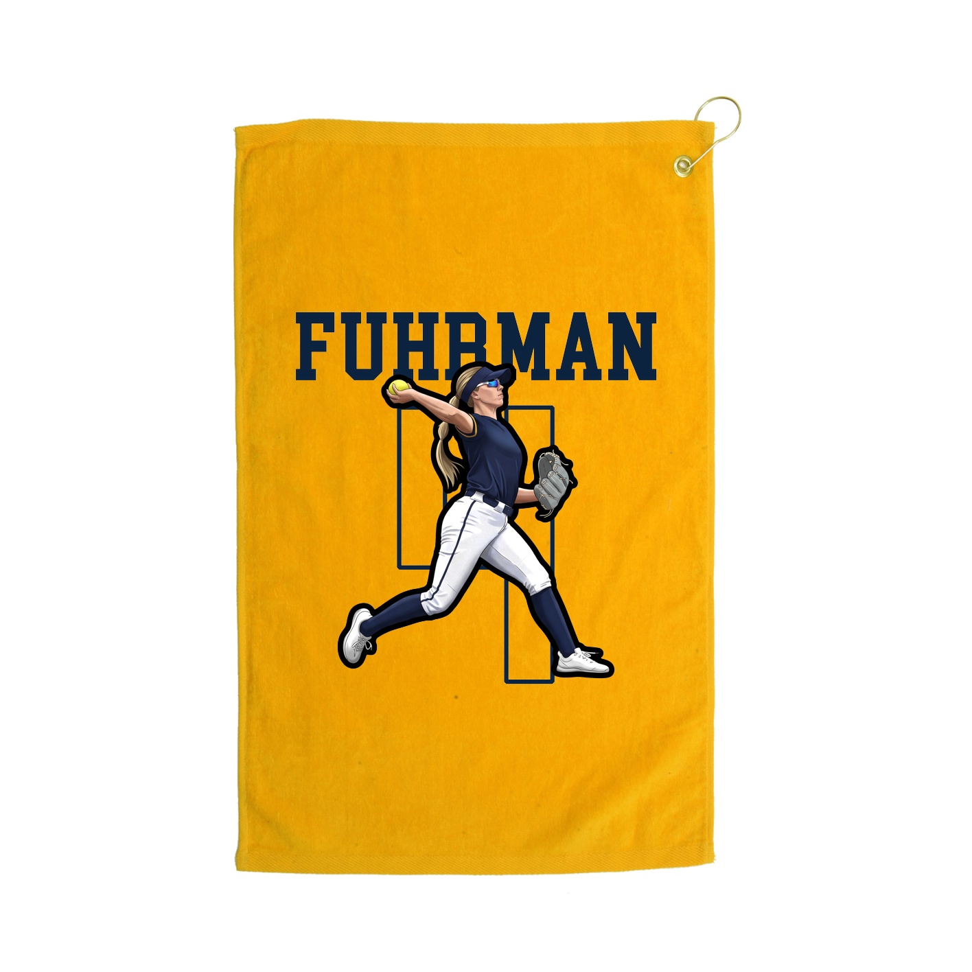 Golf Towel — Shirsey in Gold