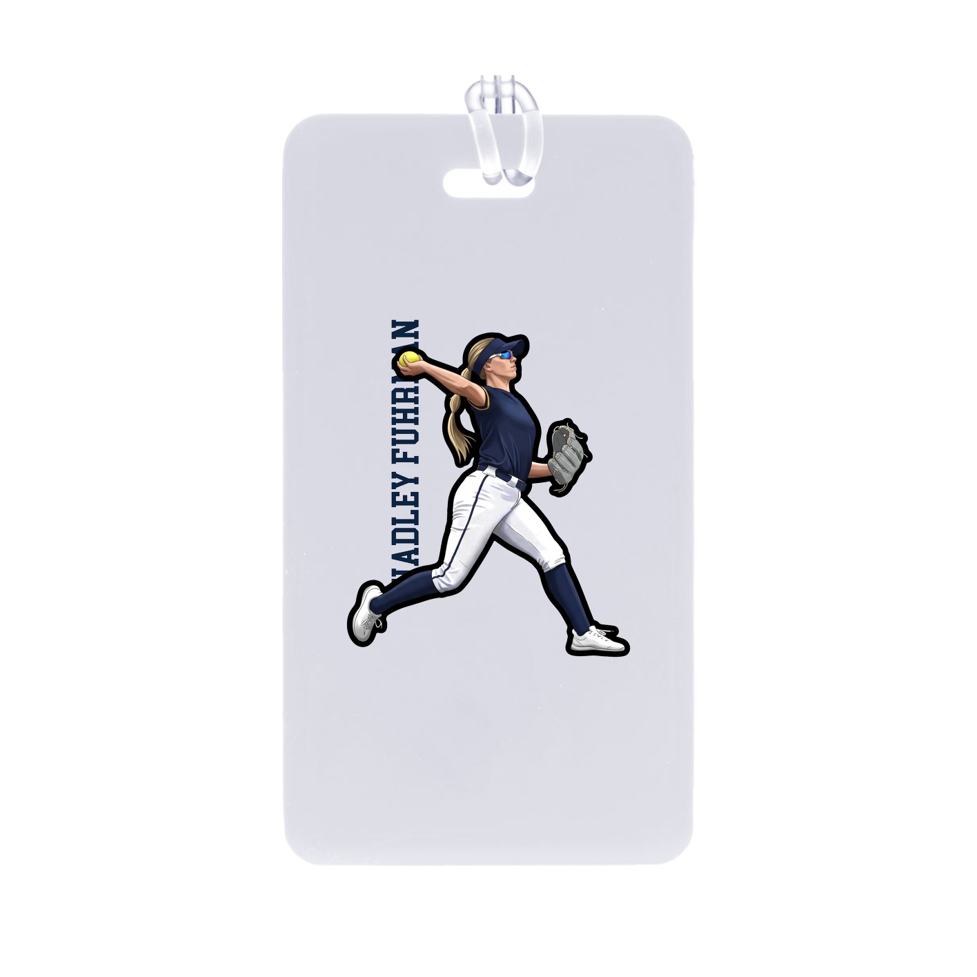 Bag Tag — Name Vertical in Classic