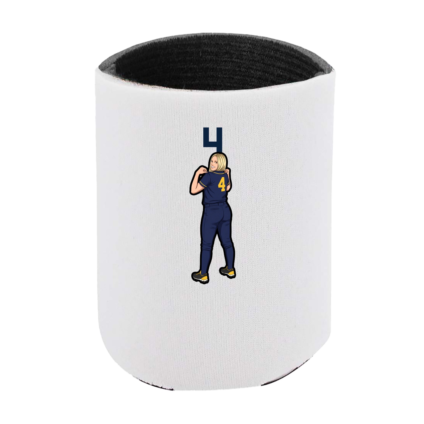Can Holder — Number Top in White