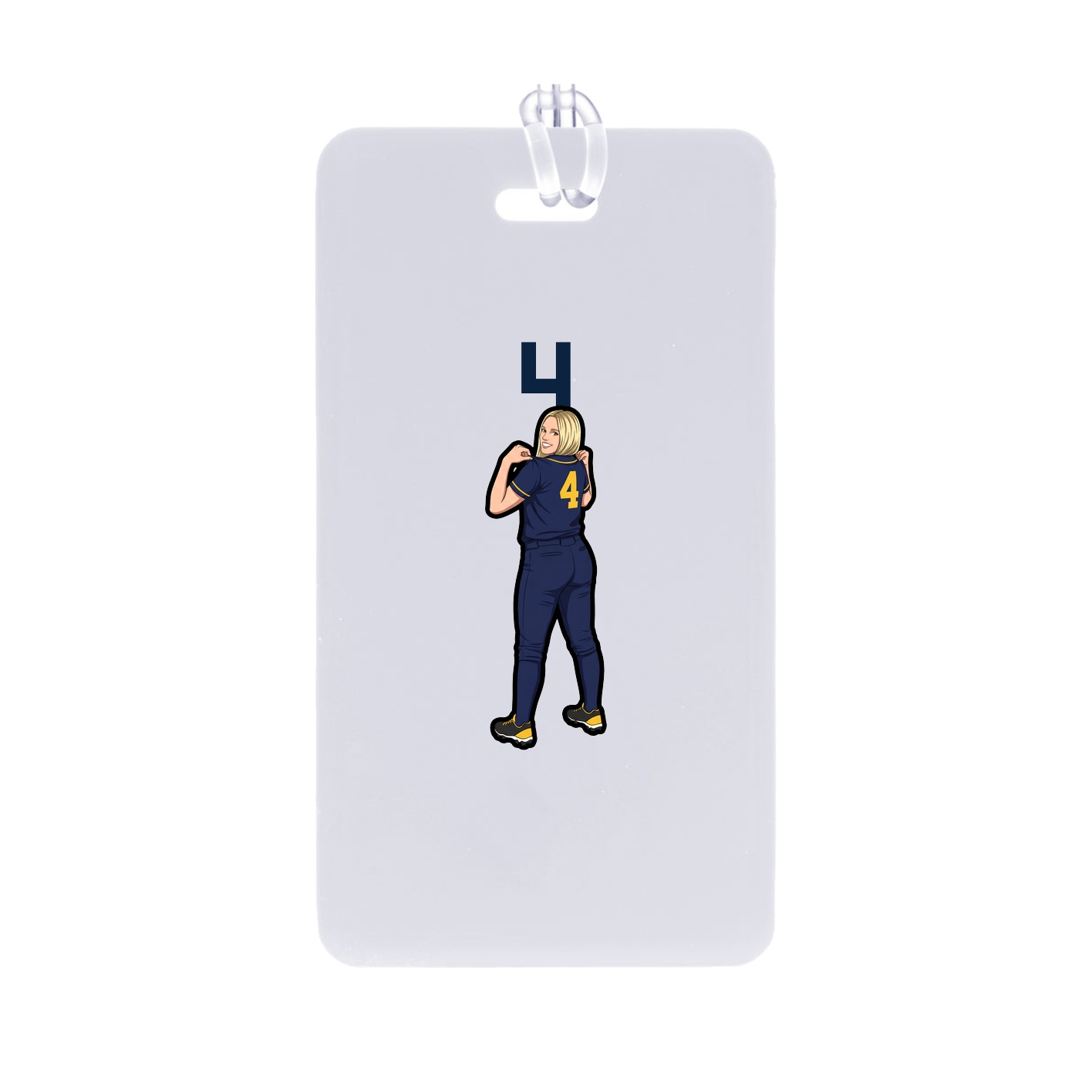 Bag Tag — Number Top in Classic