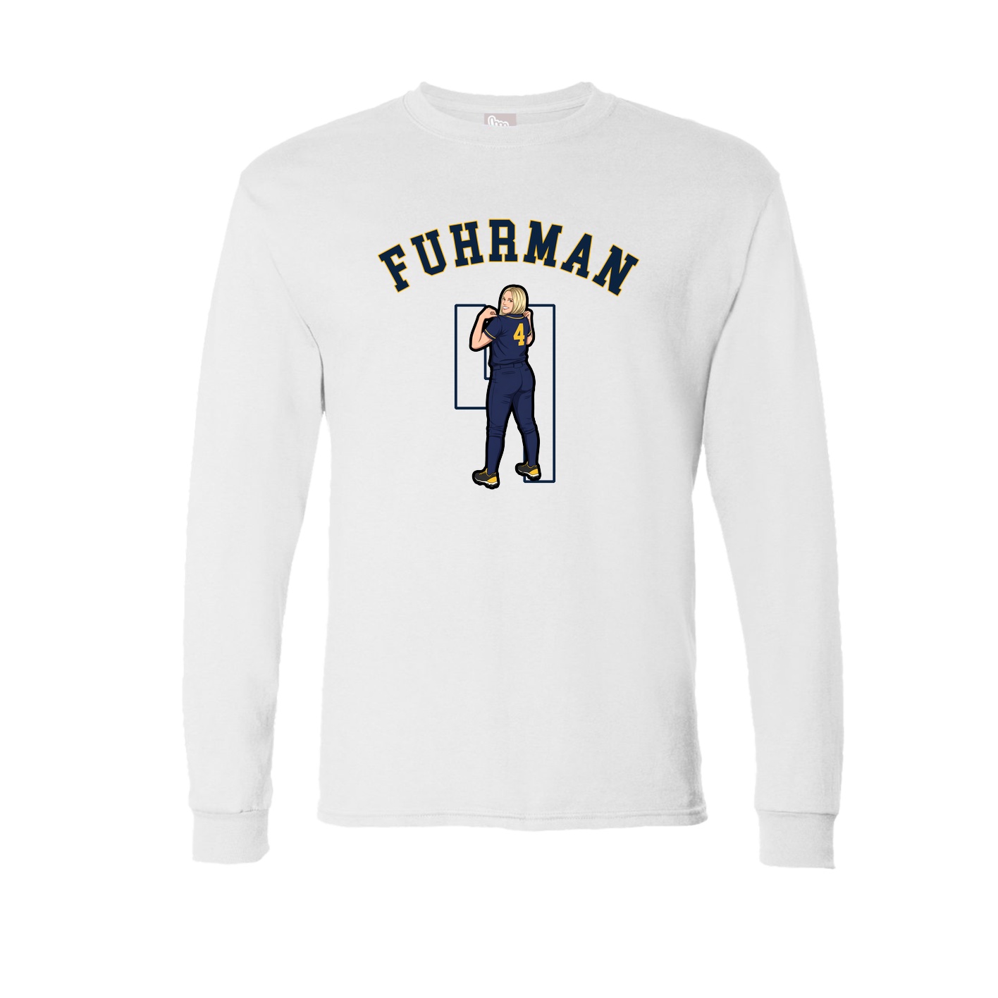 Long Sleeve Tee — Shirsey Arch in White