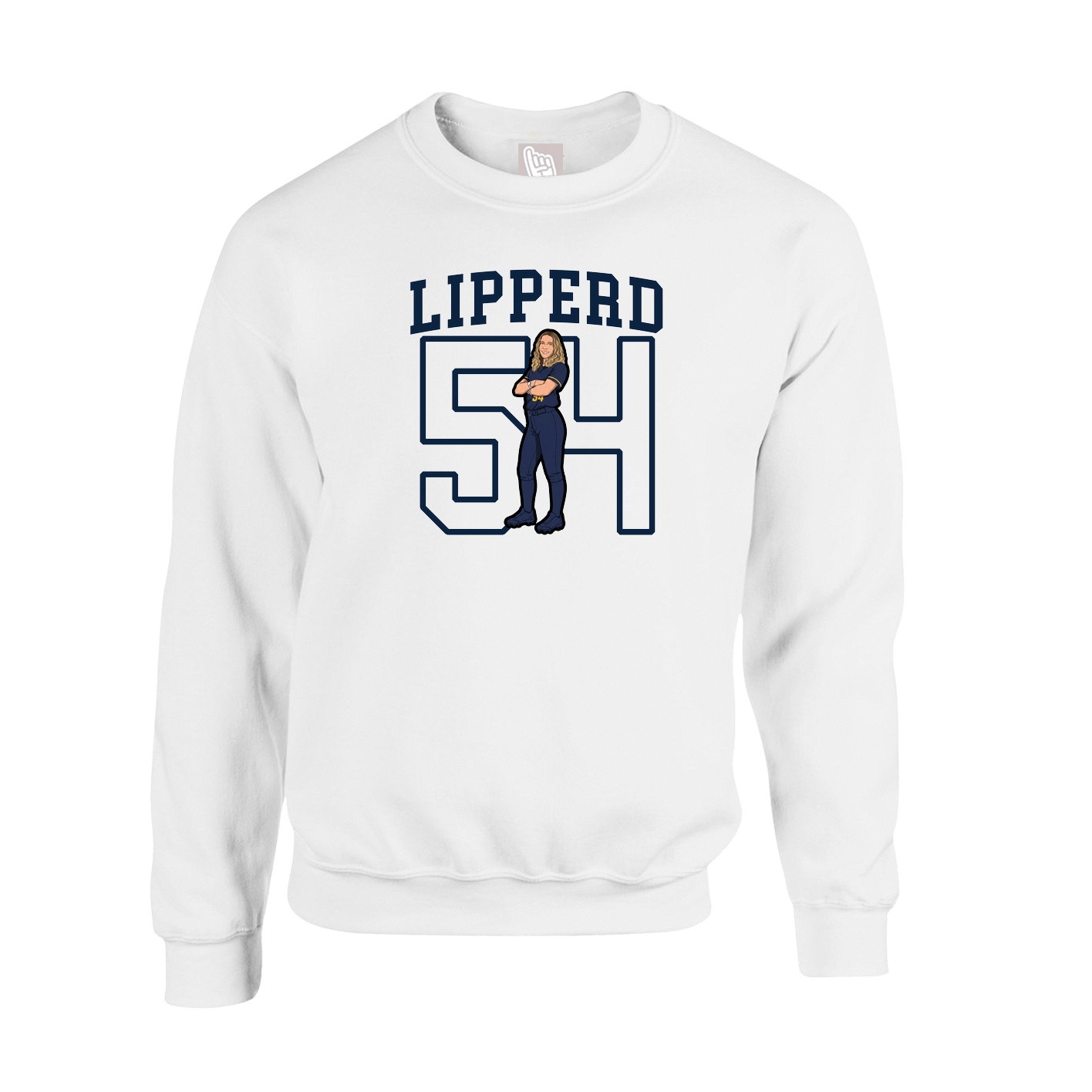 Fleece Crew — Shirsey in White