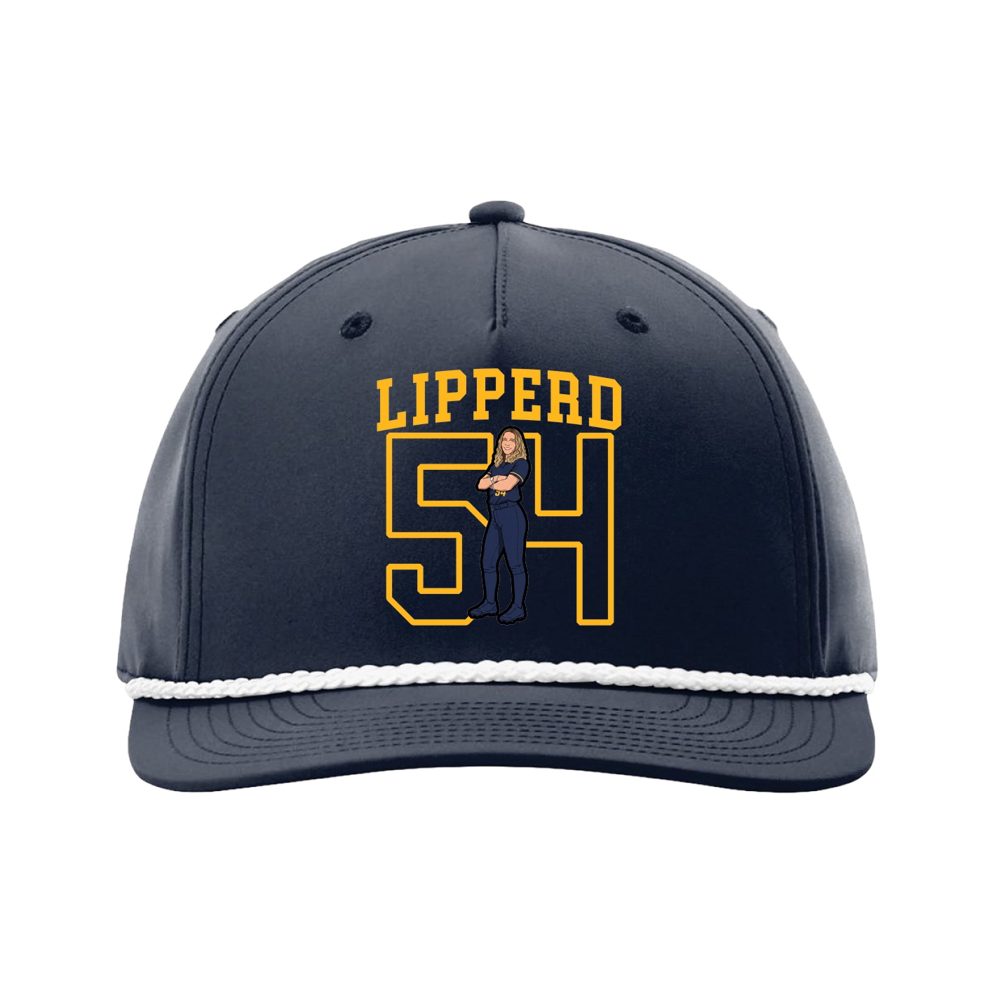 Five-Panel Classic Rope Cap — Shirsey in Navy