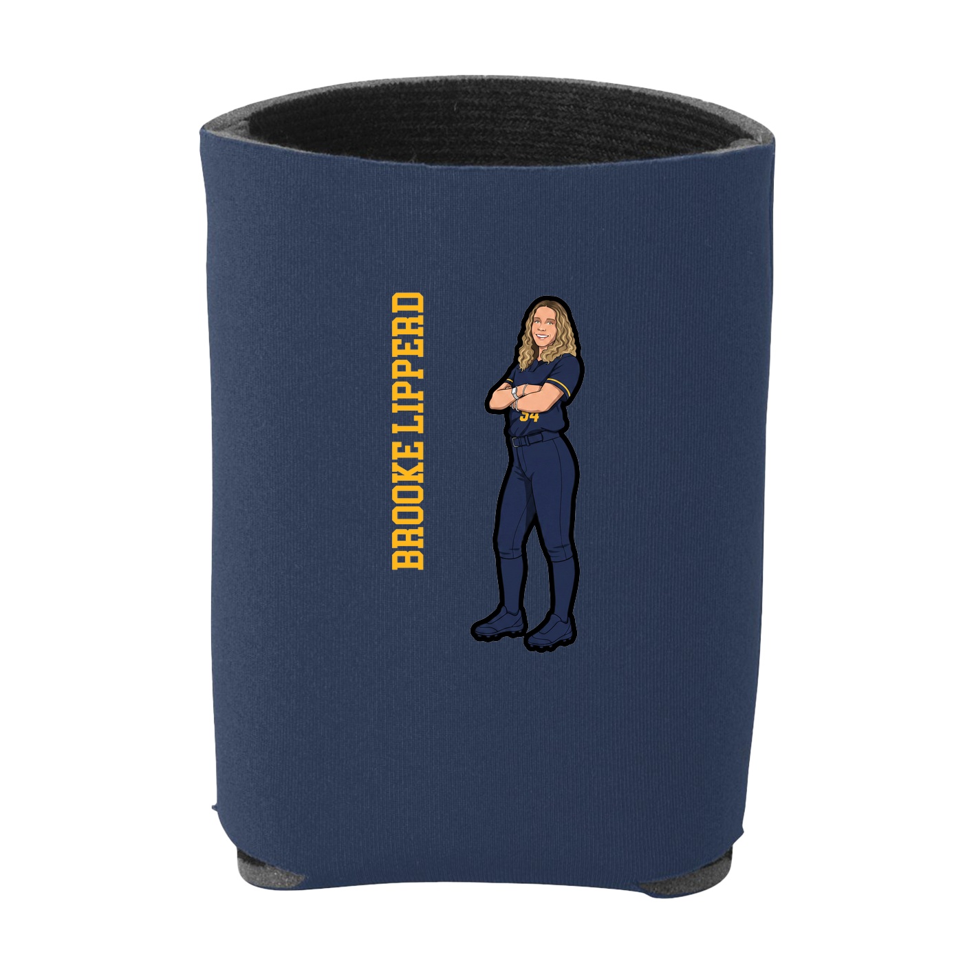 Can Holder — Name Vertical in Navy