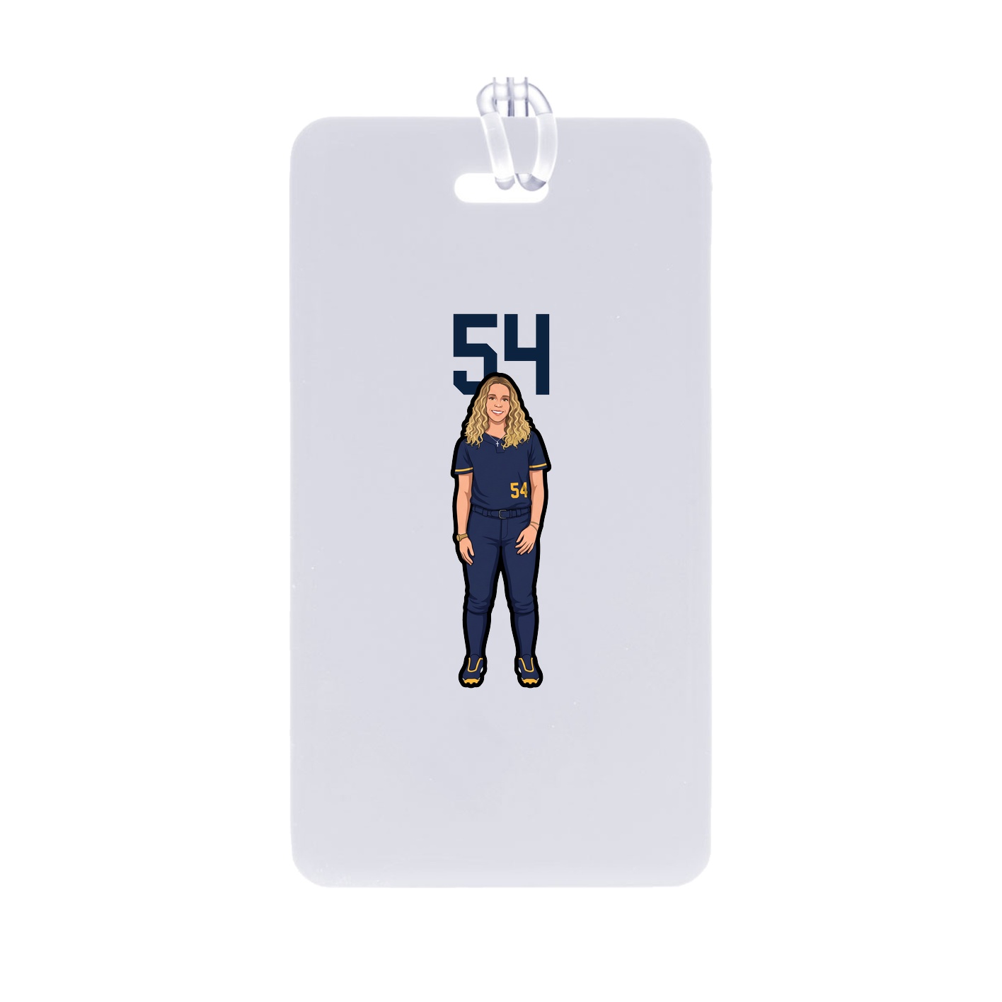Bag Tag — Number Top in Classic