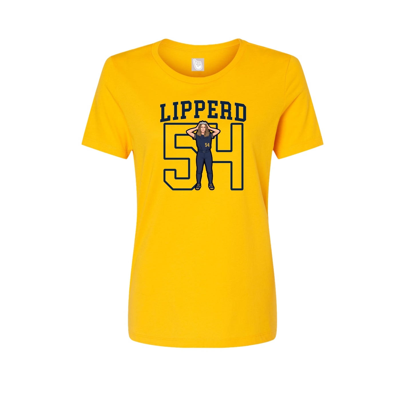 Womens Tee — Shirsey in Gold