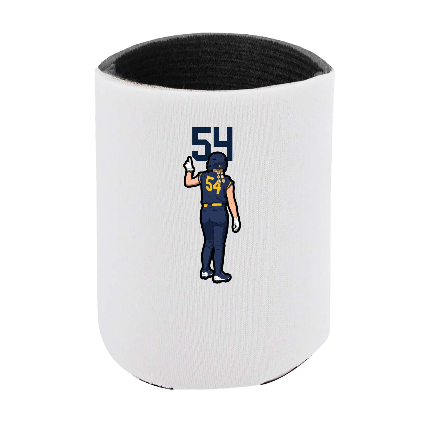 Can Holder — Number Top in White