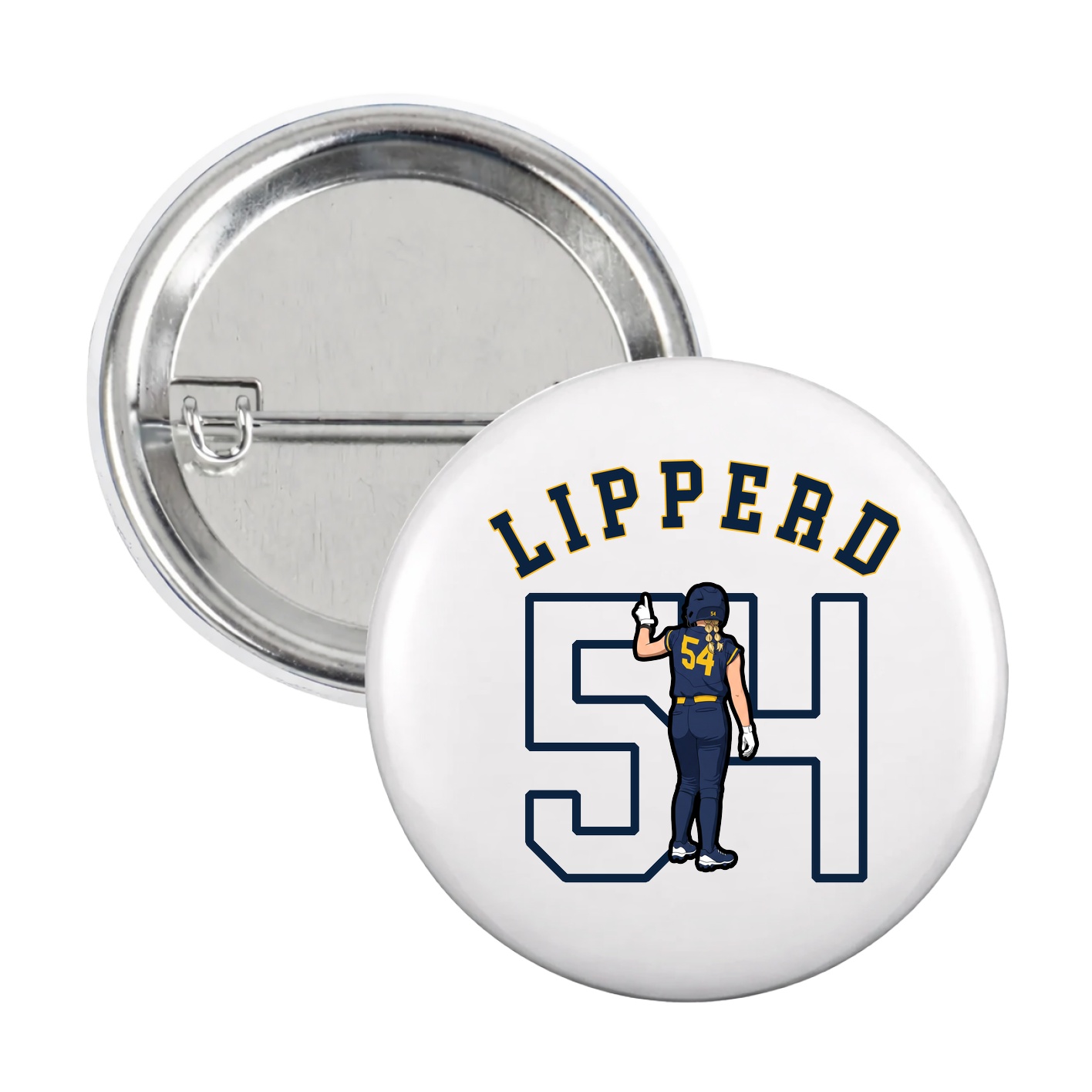 Game Day Button — Shirsey Arch in White
