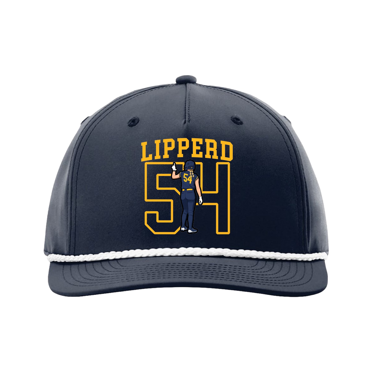 Five-Panel Classic Rope Cap — Shirsey in Navy