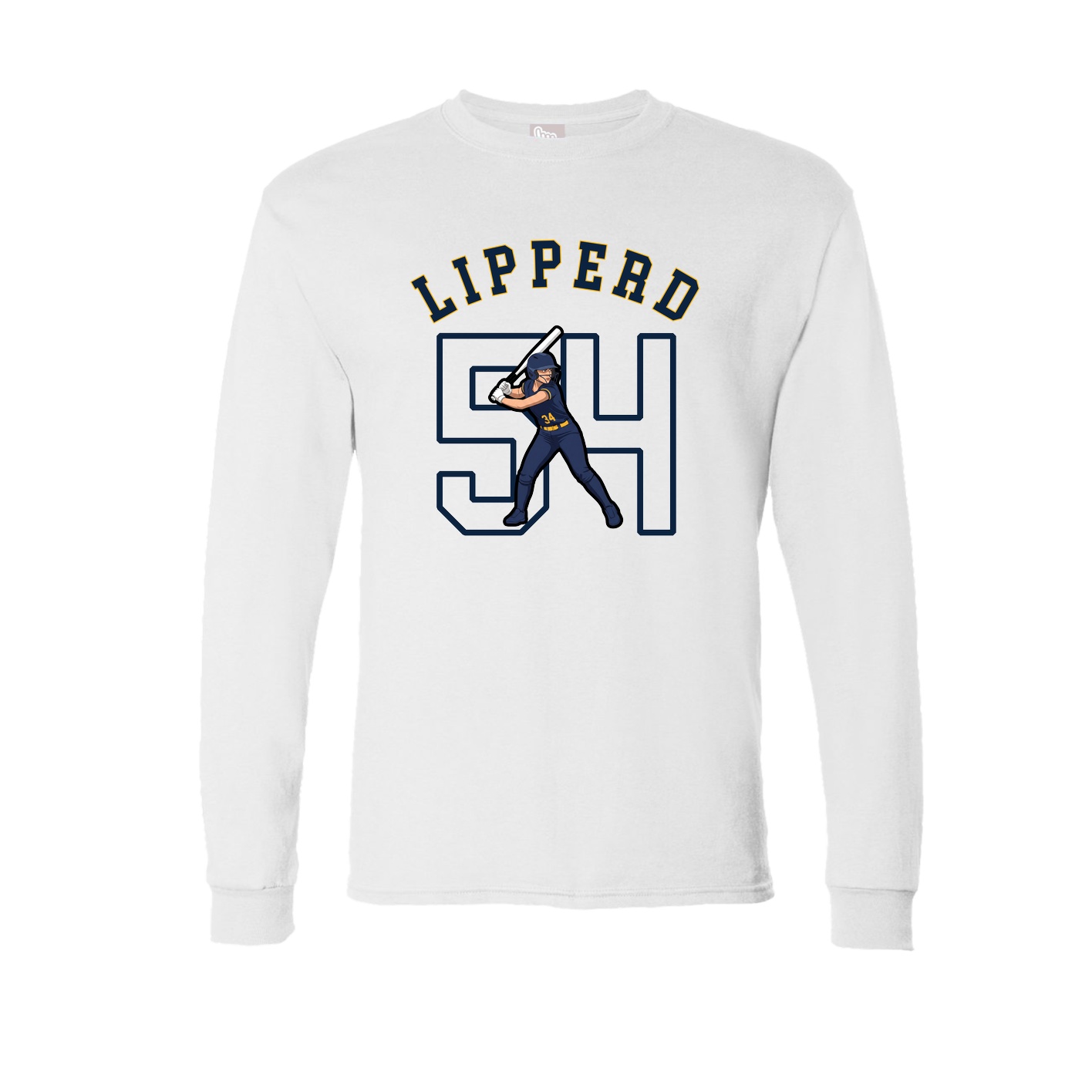 Long Sleeve Tee — Shirsey Arch in White