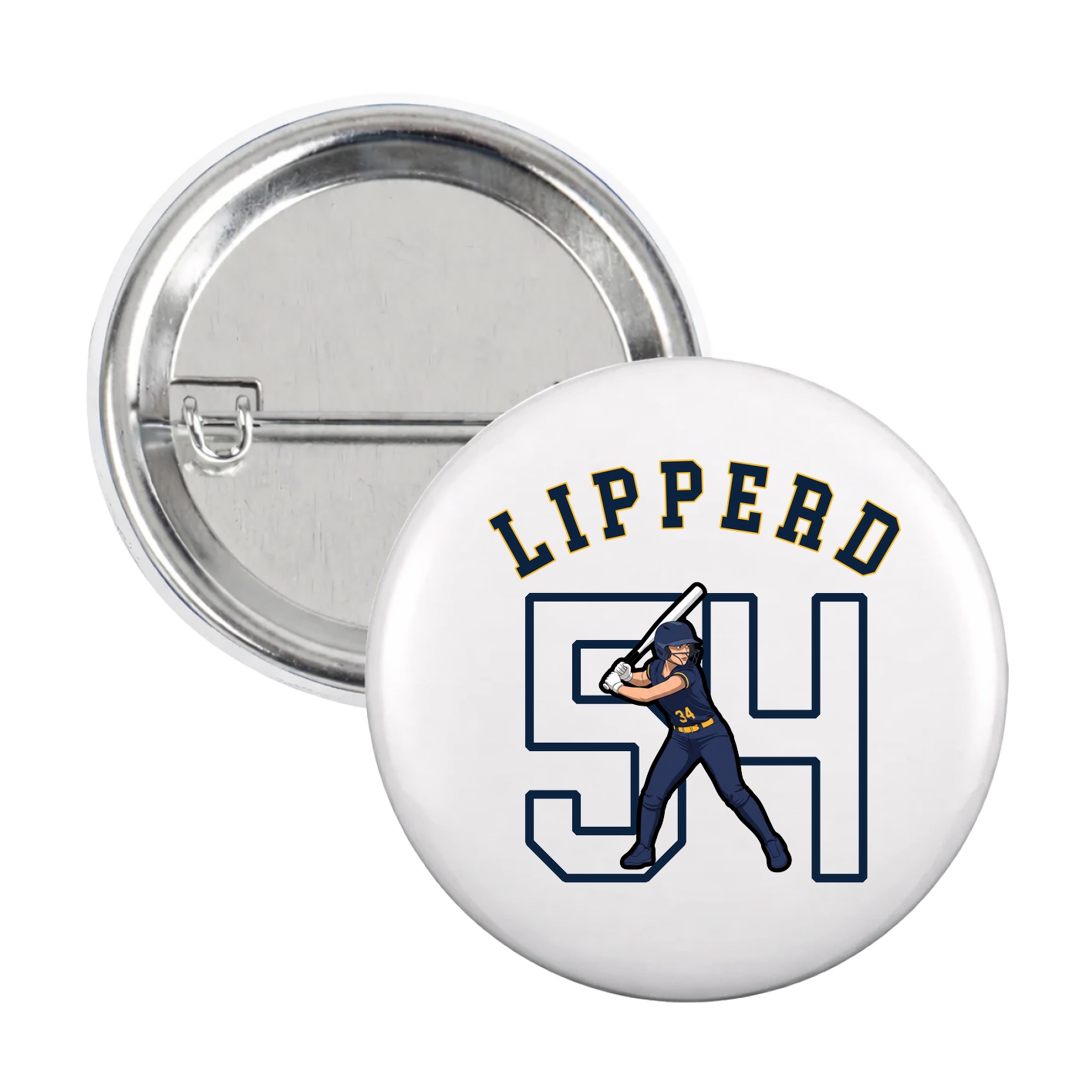 Game Day Button — Shirsey Arch in White