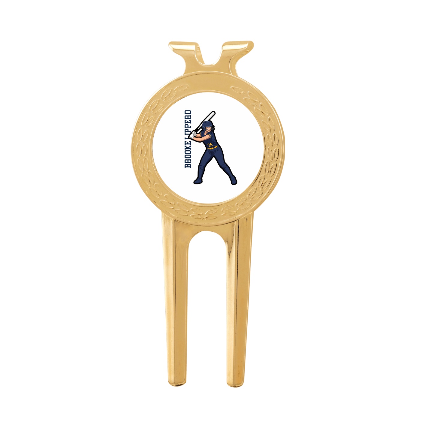 Divot Tool with Ball Marker — Name Vertical in Classic
