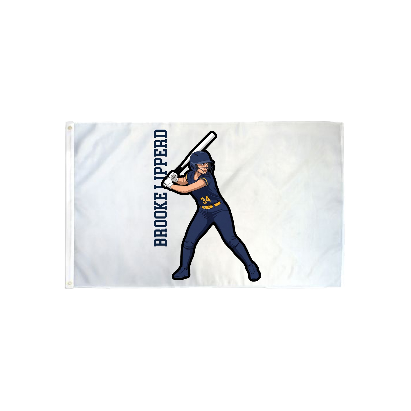 3x5 Flag — Name Vertical in Classic