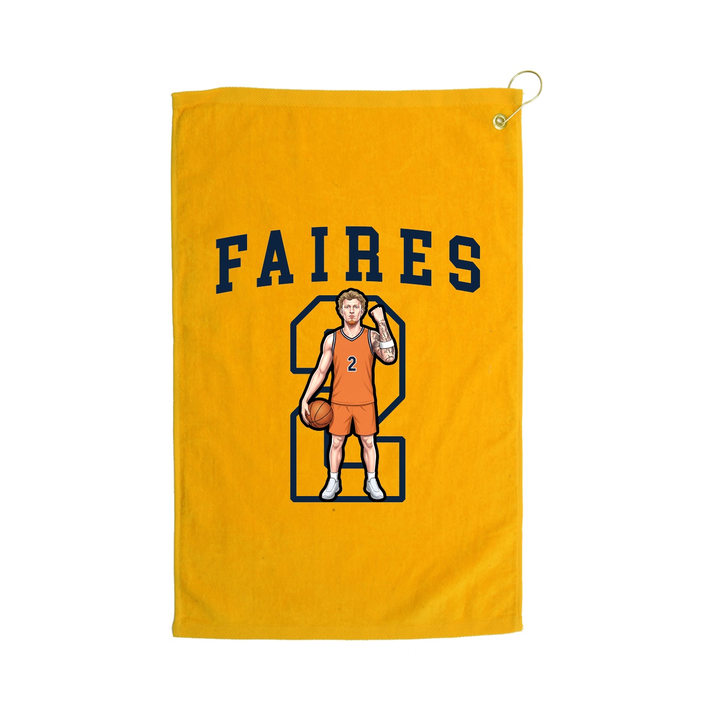 Golf Towel — Shirsey in Gold