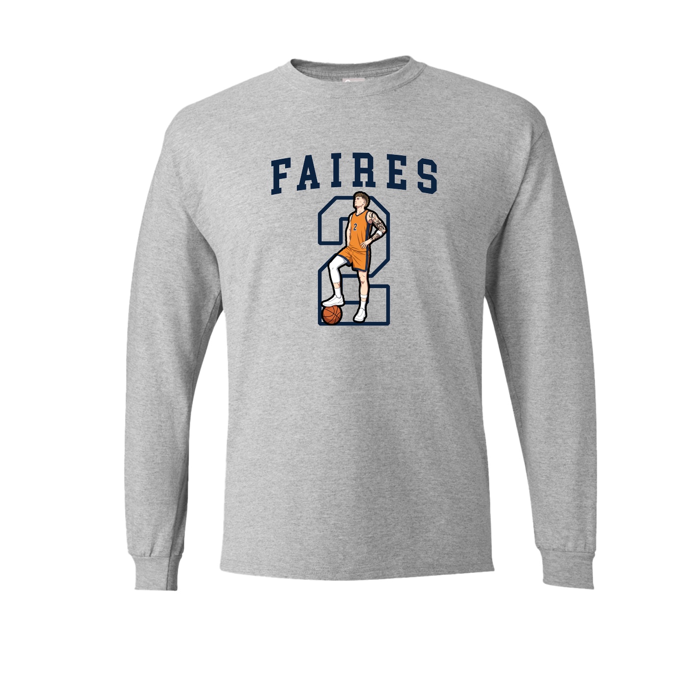 Long Sleeve Tee — Shirsey in Grey