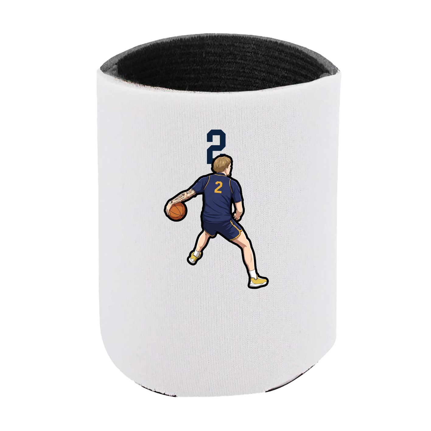 Can Holder — Number Top in White
