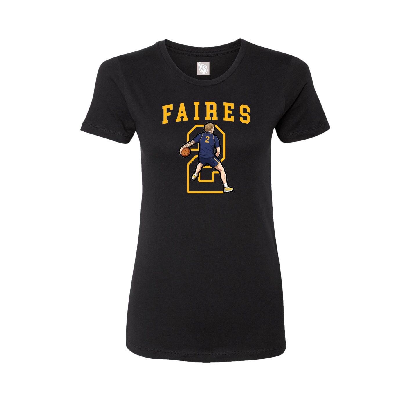 Fitted Women's Tee — Shirsey in Black