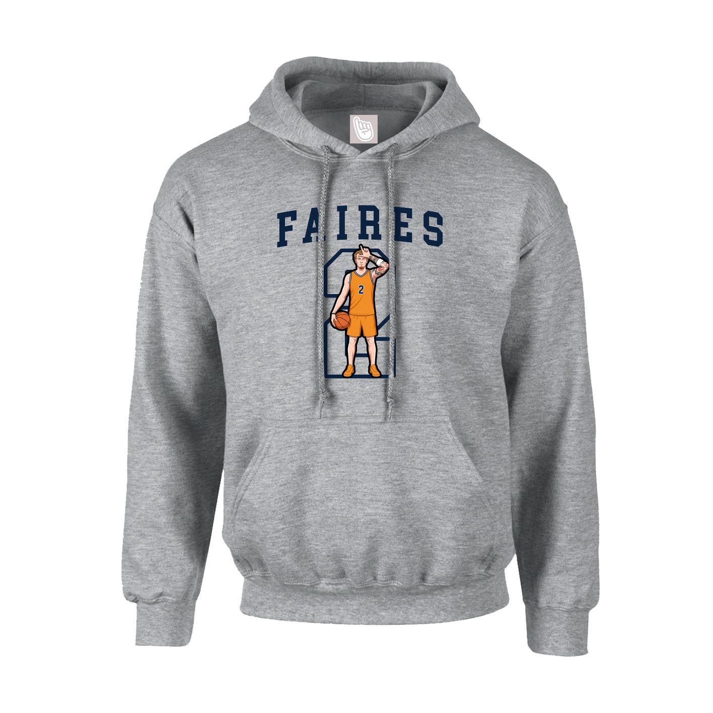 Hoodie — Shirsey in Grey