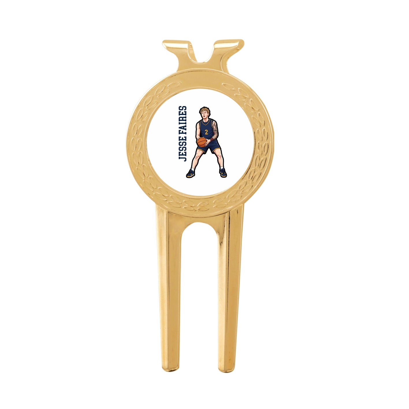 Divot Tool with Ball Marker — Name Vertical in Classic