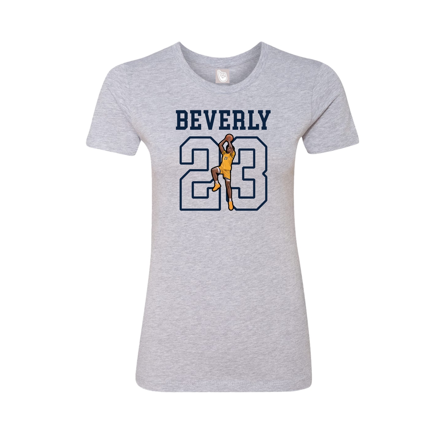 Fitted Women's Tee — Shirsey in Grey