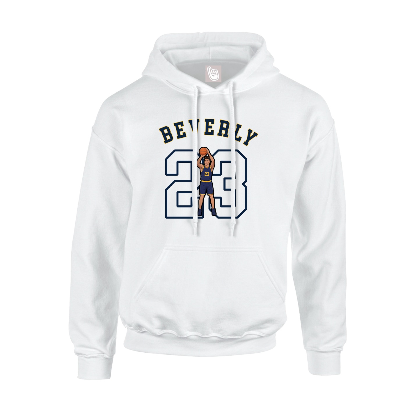 Youth Hoodie — Shirsey Arch in White