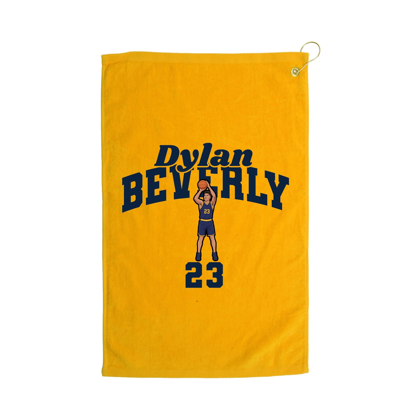 Golf Towel — Signature Arch in Gold