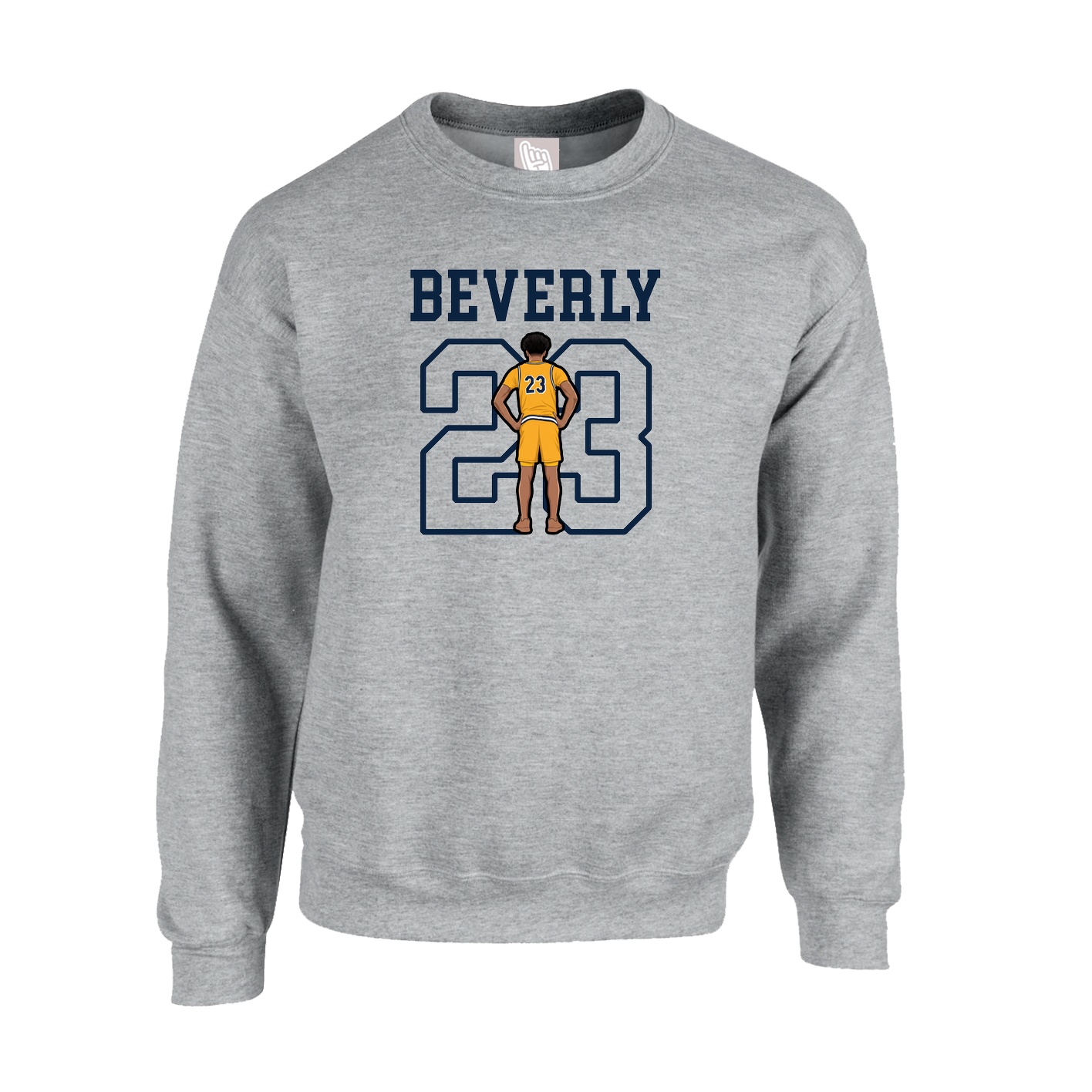 Fleece Crew — Shirsey in Grey