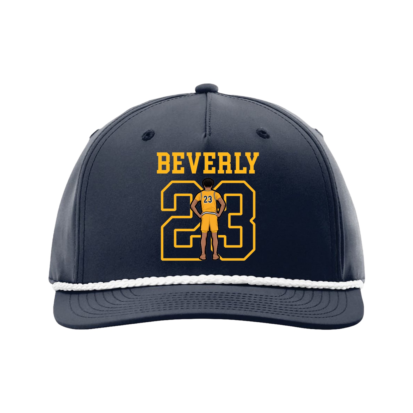 Five-Panel Classic Rope Cap — Shirsey in Navy