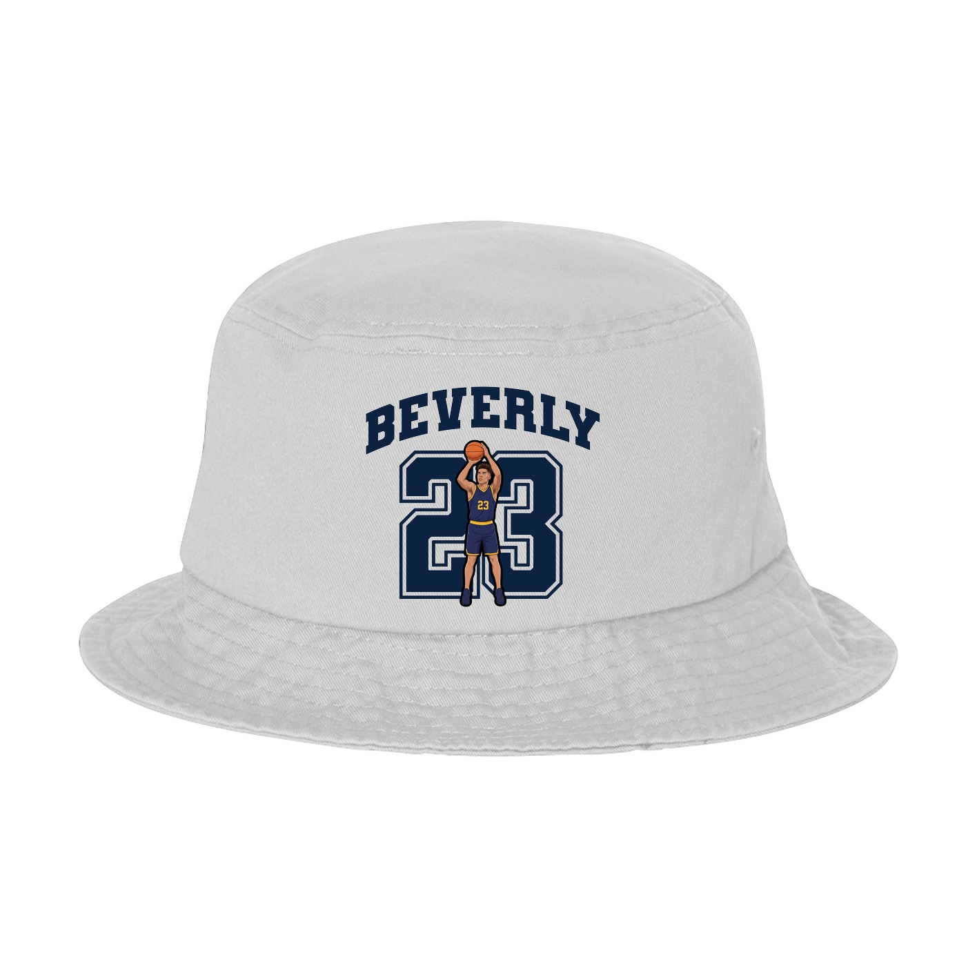 Bucket Cap — Number in White
