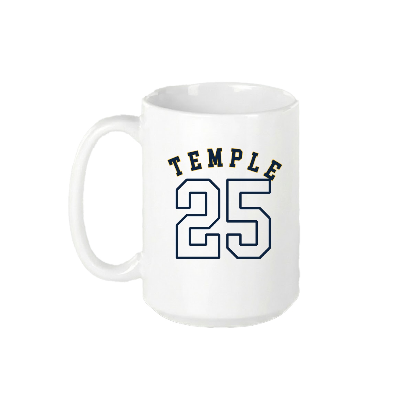 15oz Coffee Mug — Shirsey Arch in White