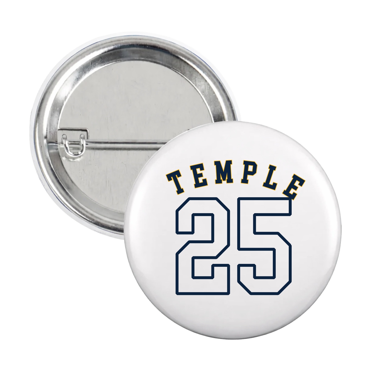 Game Day Button — Shirsey Arch in White
