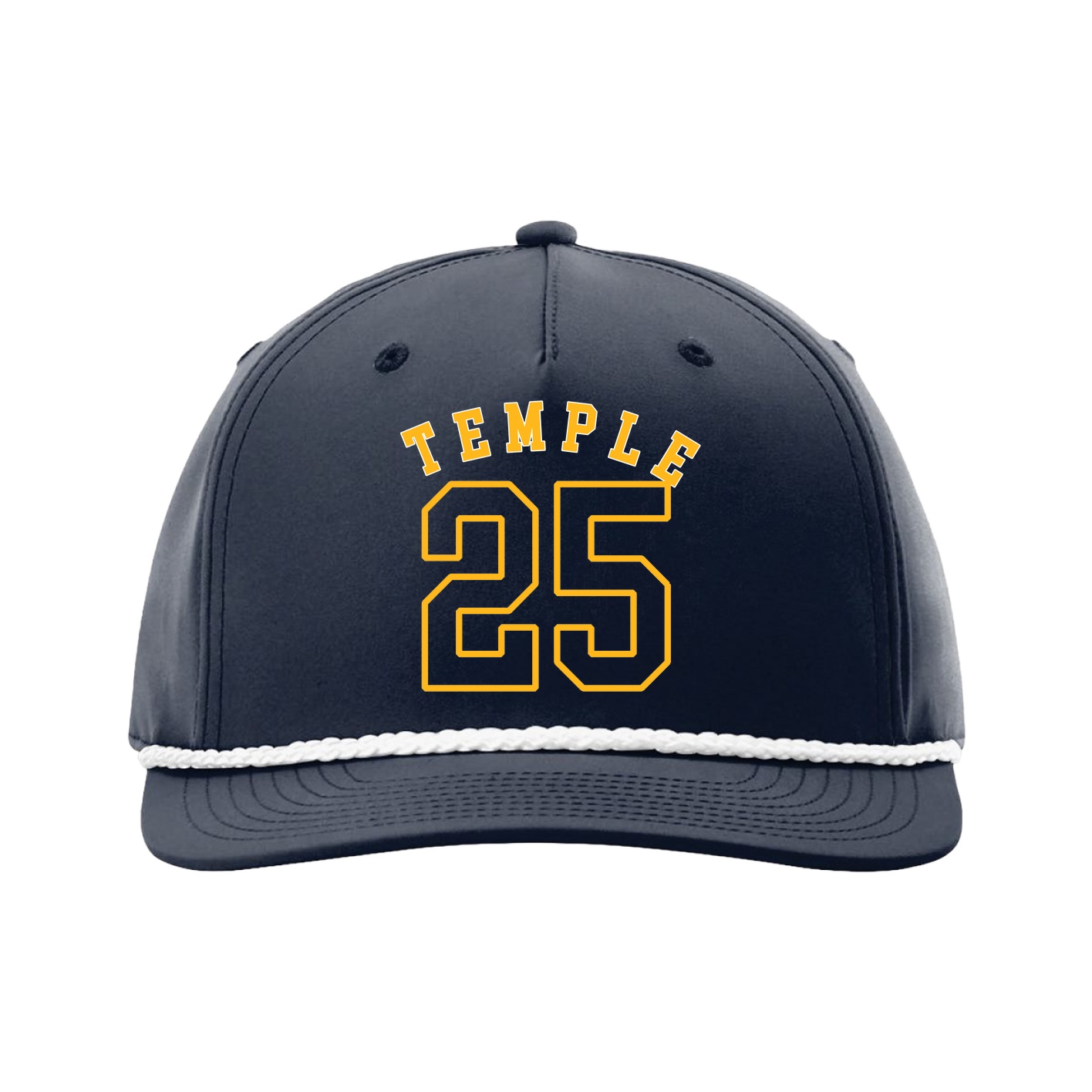 Five-Panel Classic Rope Cap — Shirsey Arch in Navy