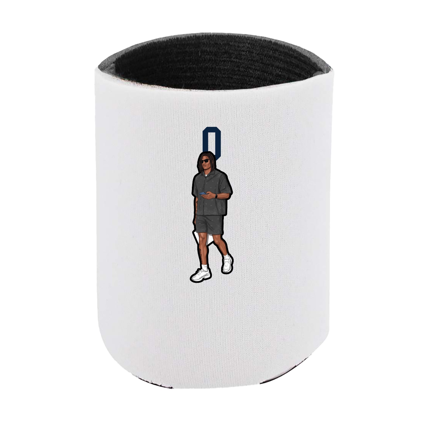 Can Holder — Number Top in White