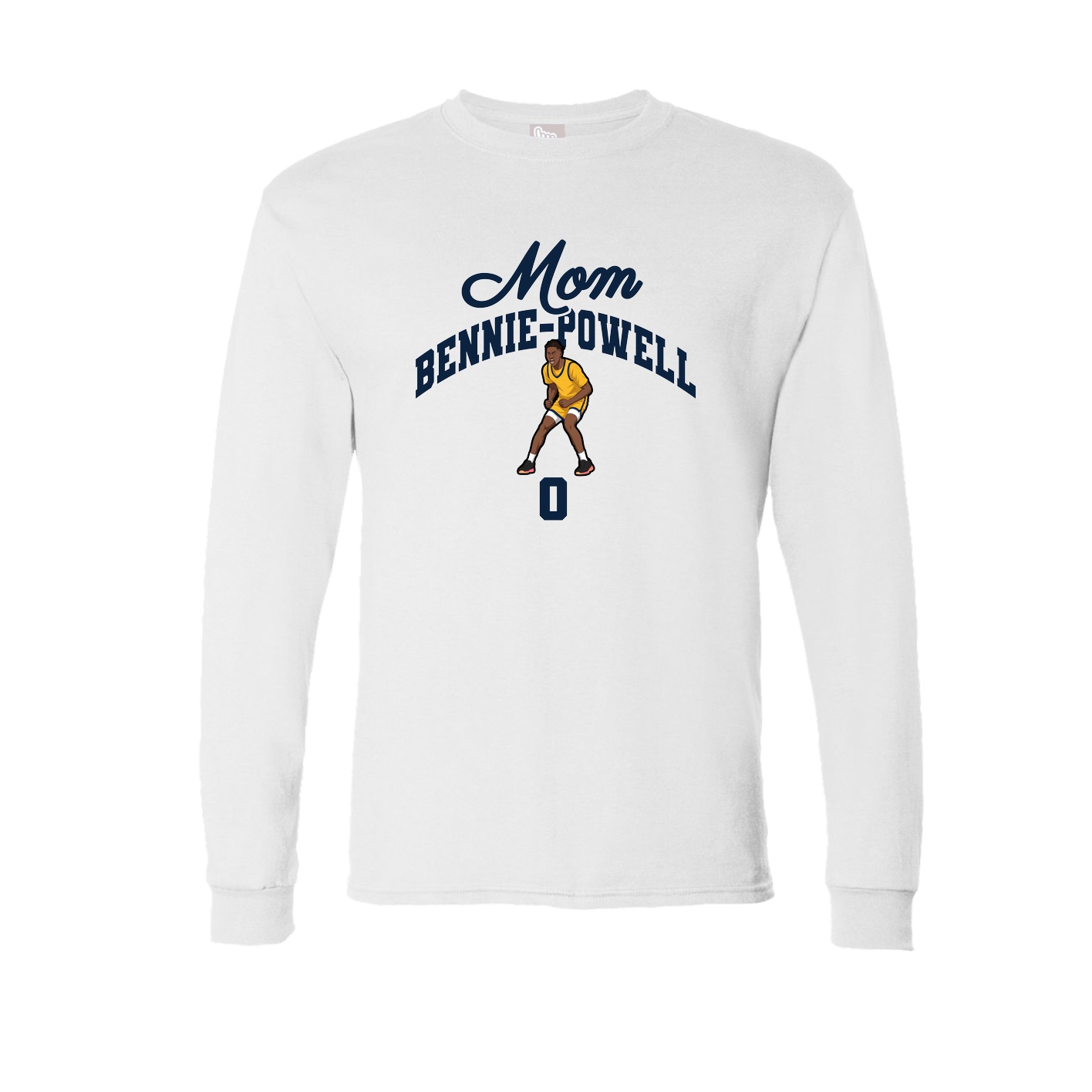 Long Sleeve Tee — Mothers Day Arch in White