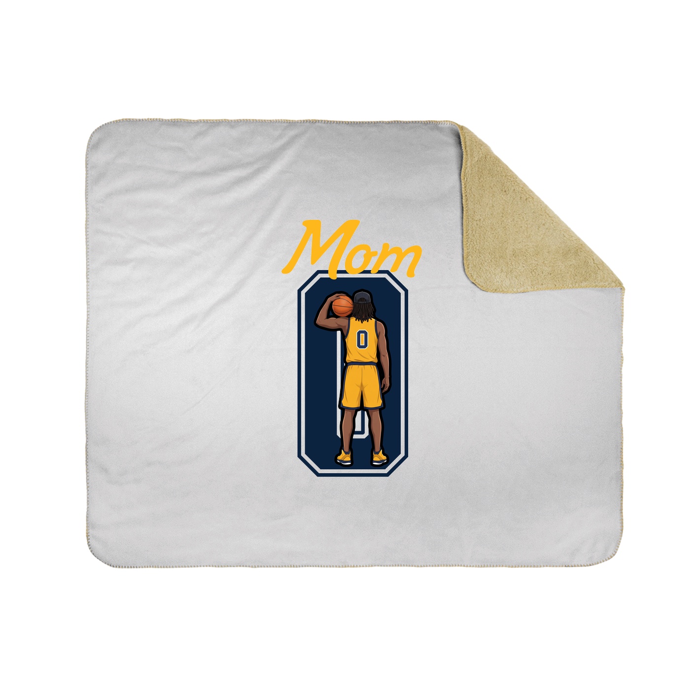 Throw Blanket — Mothers Day Shirsey in White