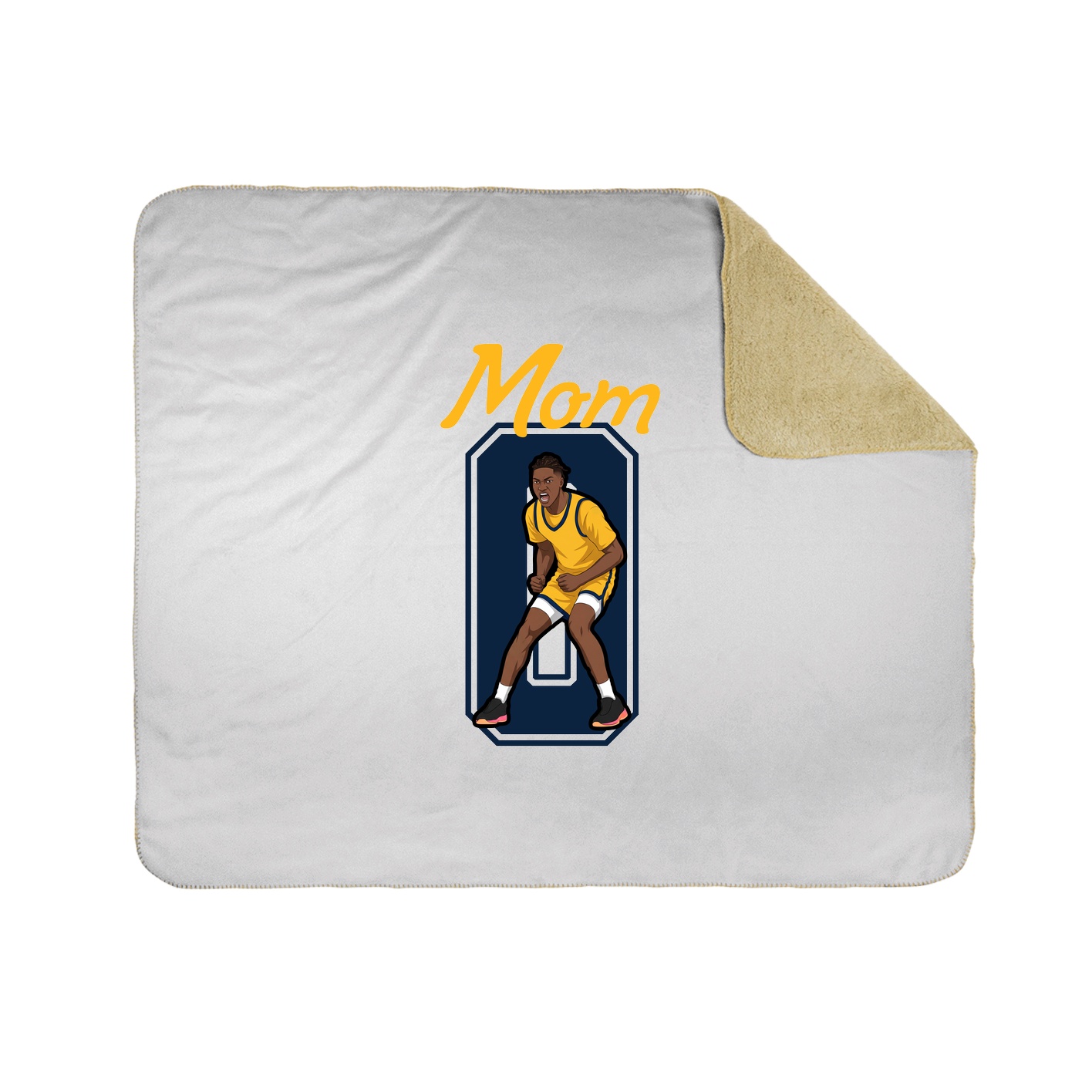 Throw Blanket — Mothers Day Shirsey in White