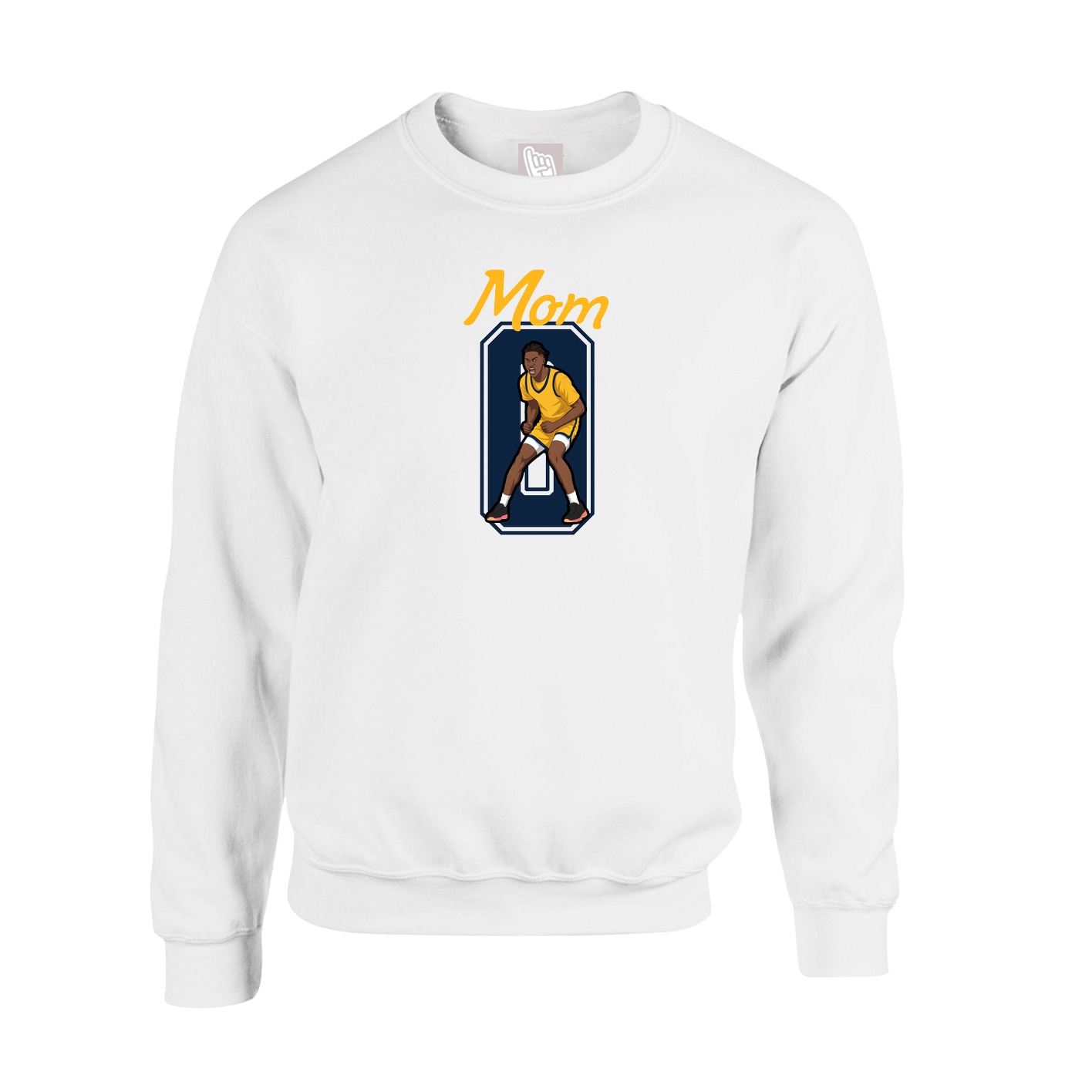 Fleece Crew — Mothers Day Shirsey in White