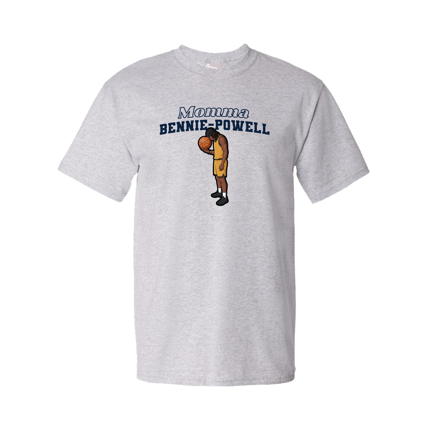 Youth Tee — Mothers Day Block in Grey